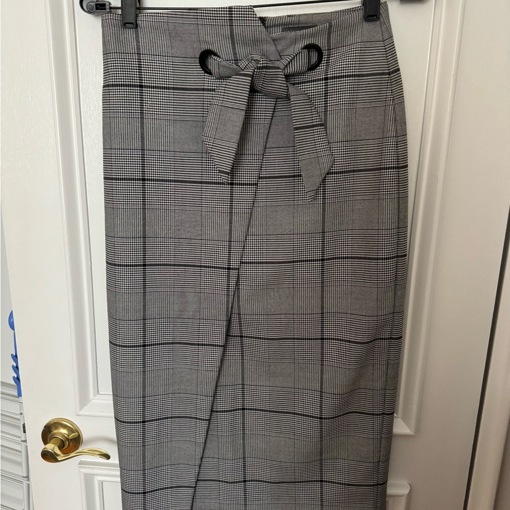 Vince Camuto Plaid Pencil Skirt